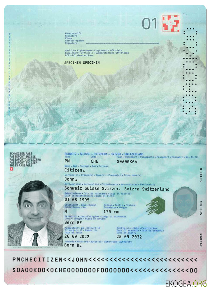 Nouveau passeport suisse